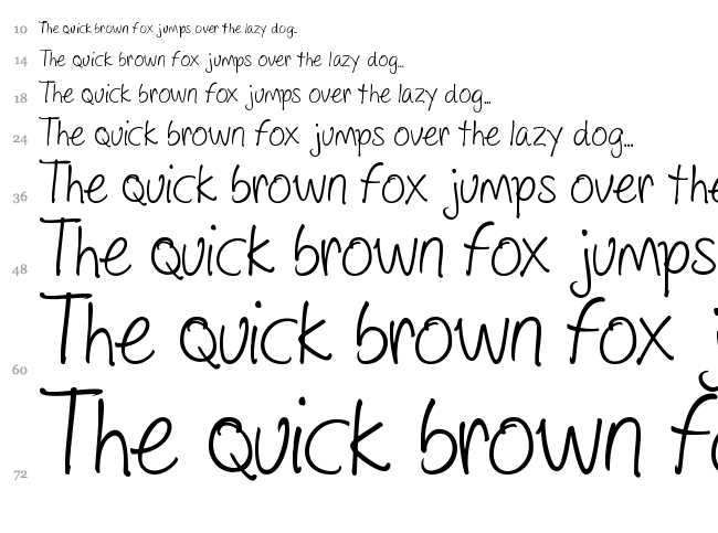 Drawing with markers font waterfall